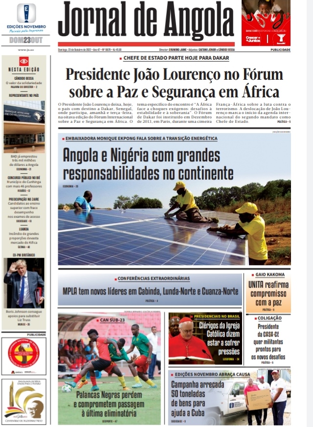 Jornal de Angola - Notícias - Angola triunfa sobre o Tchad na